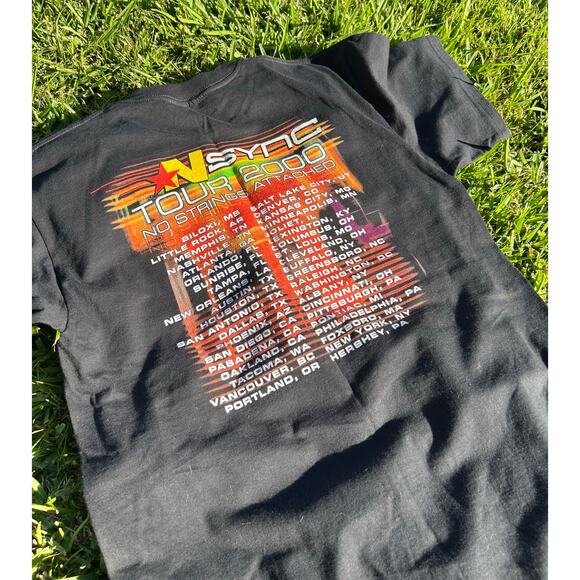 Vintage *NSYNC Tour T Shirt 2000 Front and Back Graphic Y2k Nsync Boy Band Shirt - Picture 14 of 15